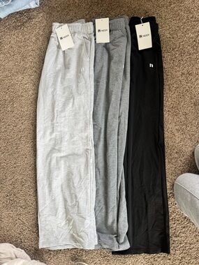 Women's Lounge Pants - Black, Dark Gray, Light Gray